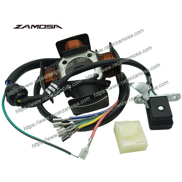 12V Magneto Stator 4 Pole For CG125 Scooter ATV Go Kart Moped Magneto Coil