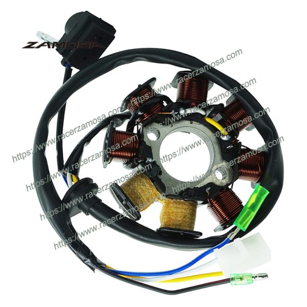 Motorcycle Magneto Stator Coil GY6 125 GY6-125 152QMI 157QMJ 5 Wire 8 Poles Full Wave