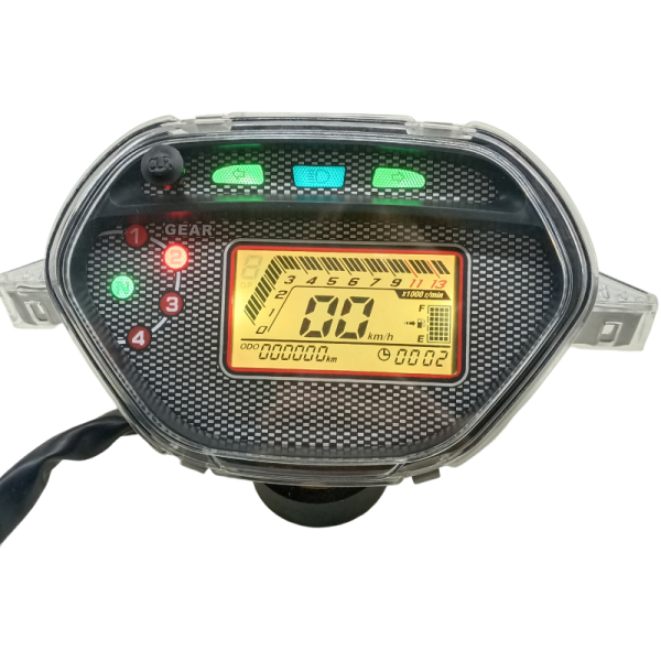 LCD Speedometer Pnp ​DIGITAL METER Alpha for Honda Wave 100 Old/Ex5 Class/Wave Alpha 110 CX CD 7 Colors Backlight ​