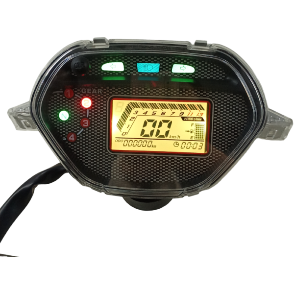 LCD Speedometer Pnp ​DIGITAL METER Alpha for Honda Wave 100 Old/Ex5 Class/Wave Alpha 110 CX CD 7 Colors Backlight ​