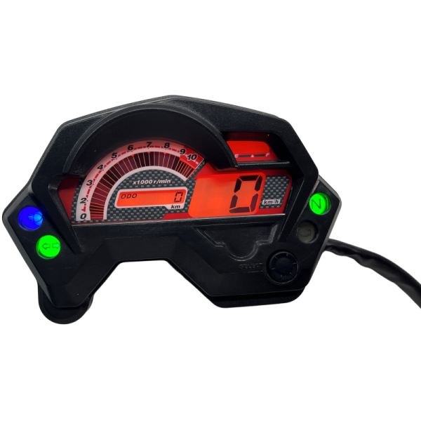 Motorcycle Meter Speedometer Digital Universal Electronics Indicator LCD Display Tachometer For Yamaha FZ16 FZ 2.0 16 Cafe Racer