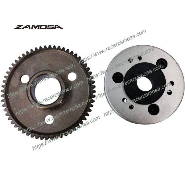 Starter Clutch Assembly for GY6 150 Engine Spare Parts GY6-150 16beads 150cc One Way Bearing Gear Clutch Assy