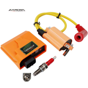 High Performance Parts GN125 Motorcycle Racing Cdi Ignition Coil Racing Spark Plug Cap Set for SUZUKI GN125H GN125 GN 125 H GS125 GS 125 EN125-2A Spare Parts